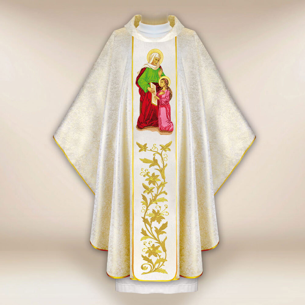 Casulla bordada Santa Ana