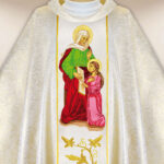 Casulla bordada Santa Ana