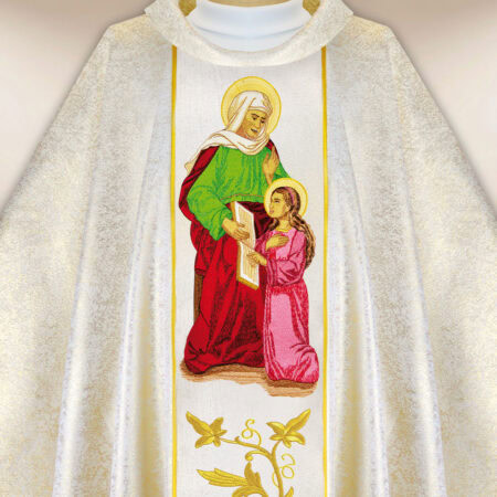 Casulla bordada Santa Ana