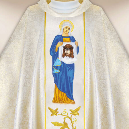 Casulla bordada Santa Verónica