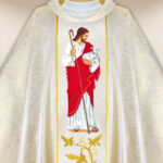 Casulla bordada Jesús Buen Pastor