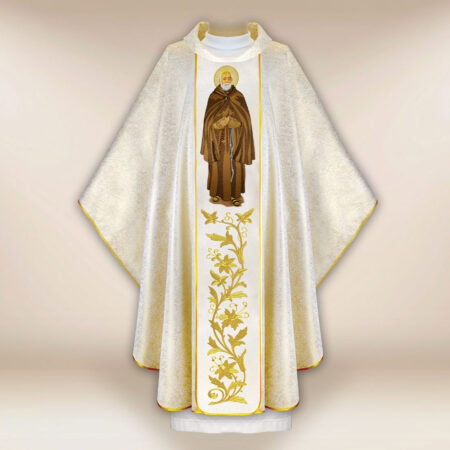 Casulla bordada de San Alberto