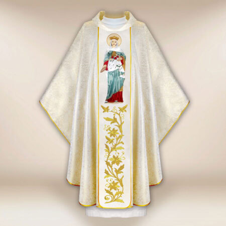 Casulla bordada San Elizabet