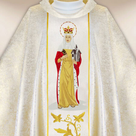 Casulla bordada San Jadwiga