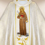 Casulla bordada de San Rozalia
