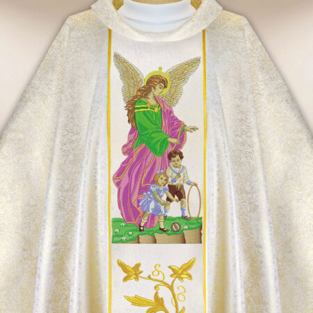 Casulla bordada Ángel de la Guarda