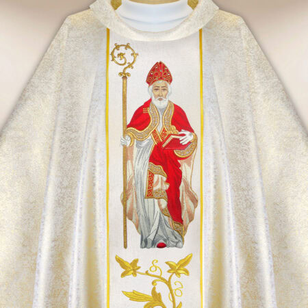 Casulla bordada San Nicolás