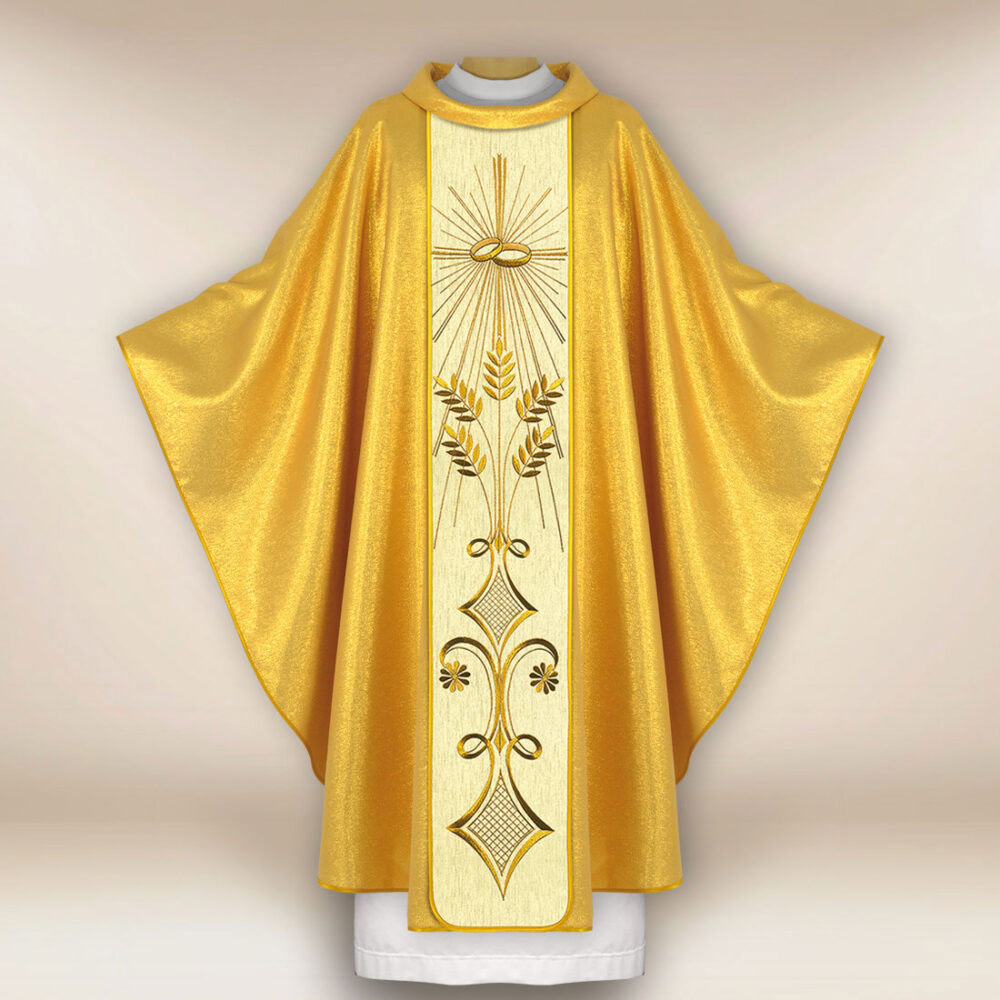 Casulla nupcial bordada