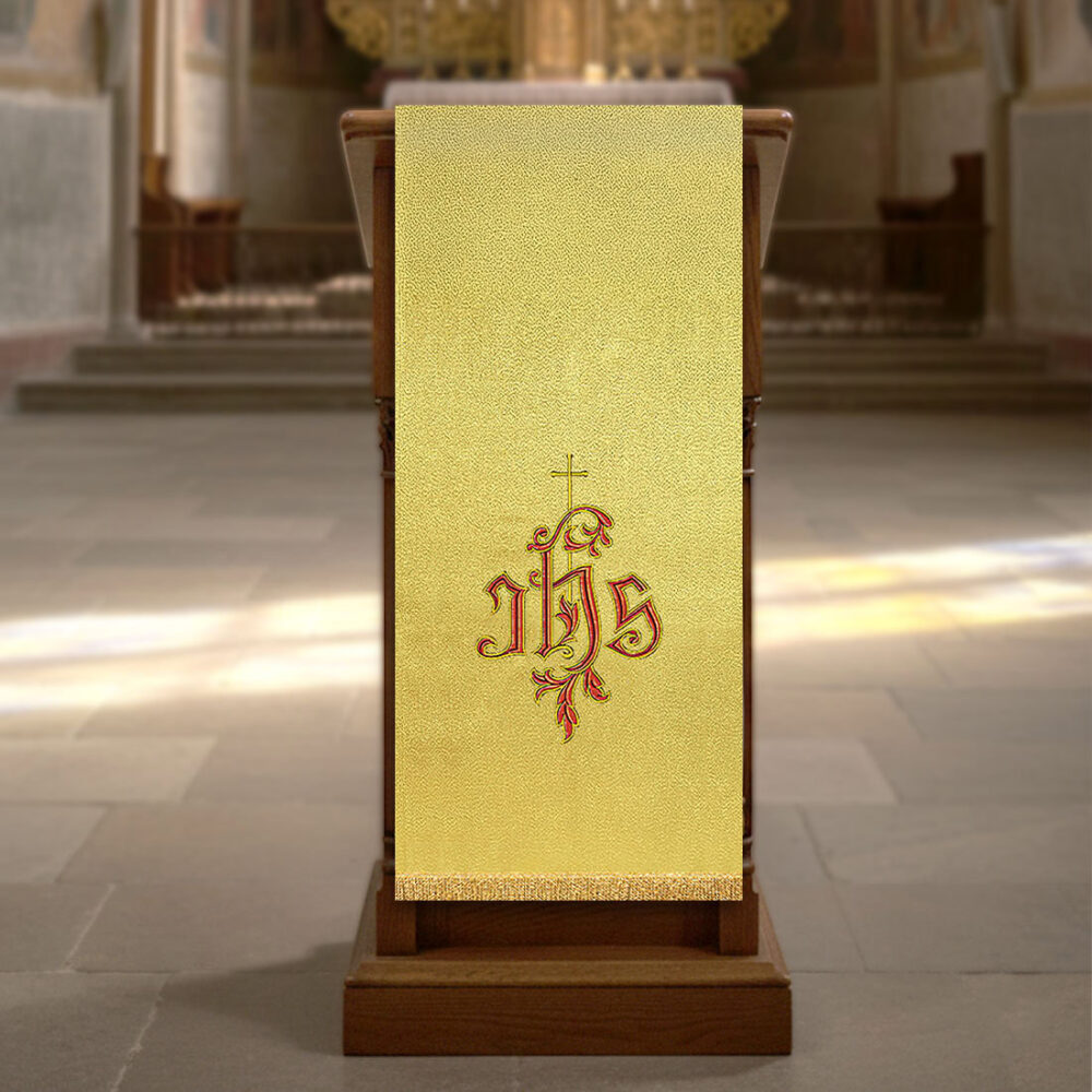 Cubierta de ambón bordada IHS