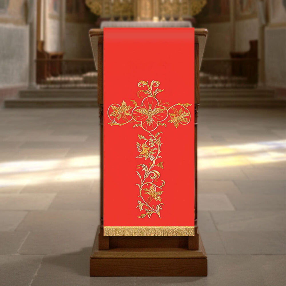 Cubierta de ambón bordada Espíritu Santo
