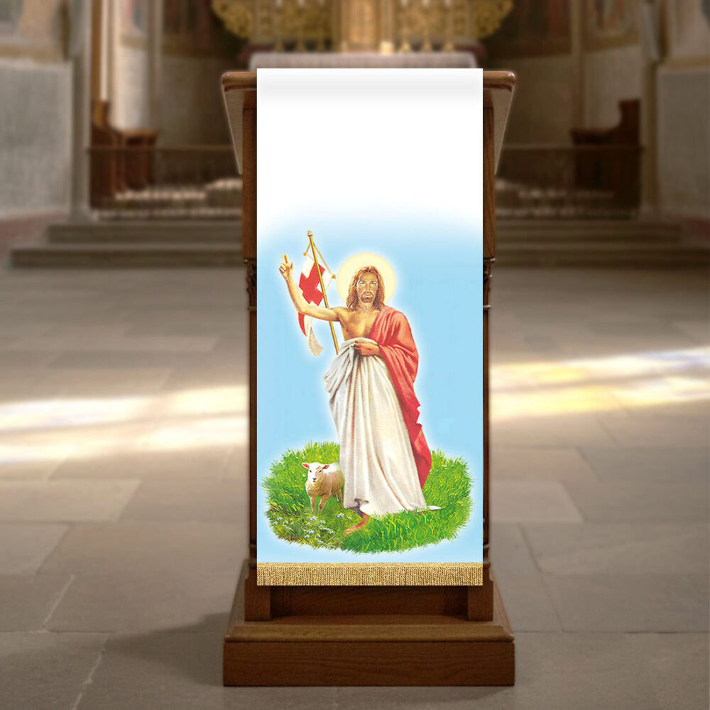 Cubierta de ambón impresa Jesús Resucitado