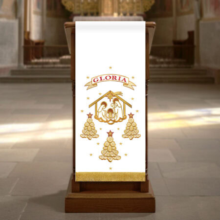 Cubierta de ambón bordada gloria