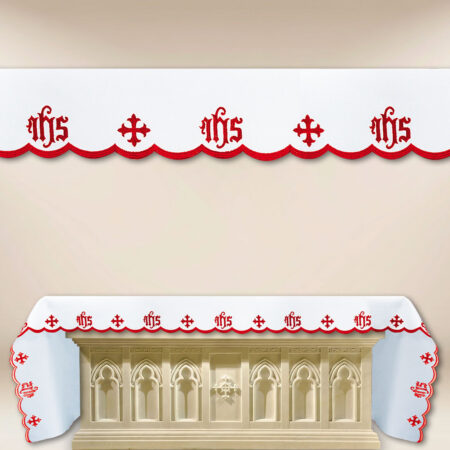 Mantel de altar bordado