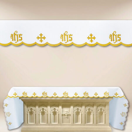 Mantel de altar bordado