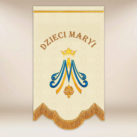 Mini bandera Virgen María Inmaculada
