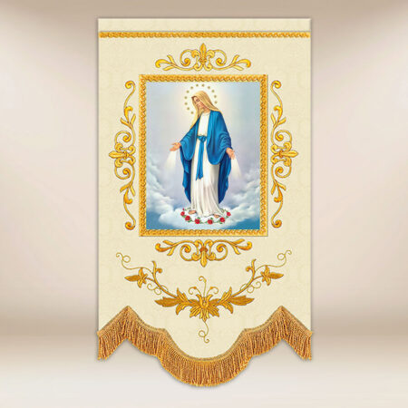 Mini bandera Virgen María Inmaculada