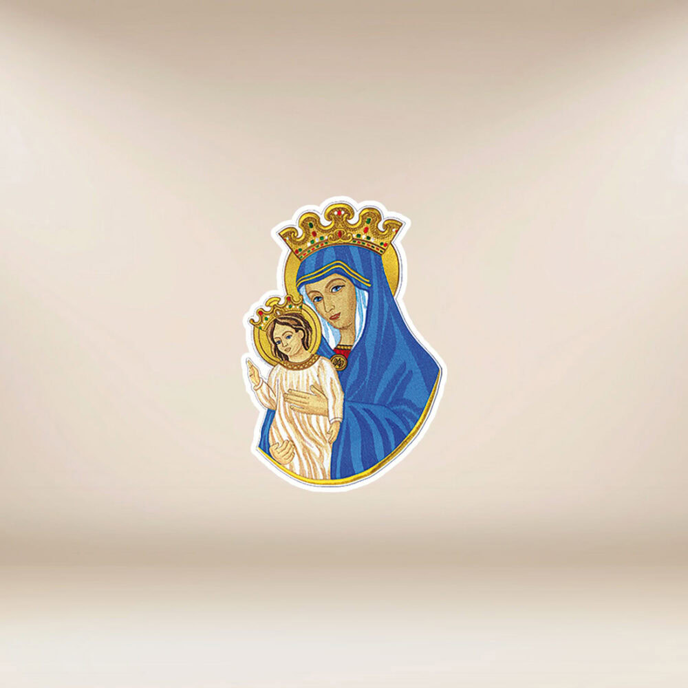Aplicación bordada Madre de las Iglesias