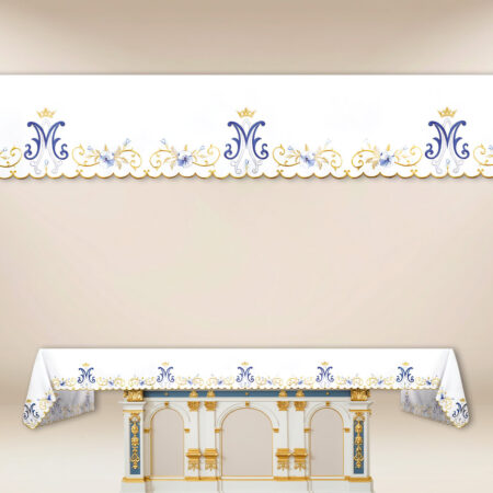 Mantel de altar Mariano 333x115cm