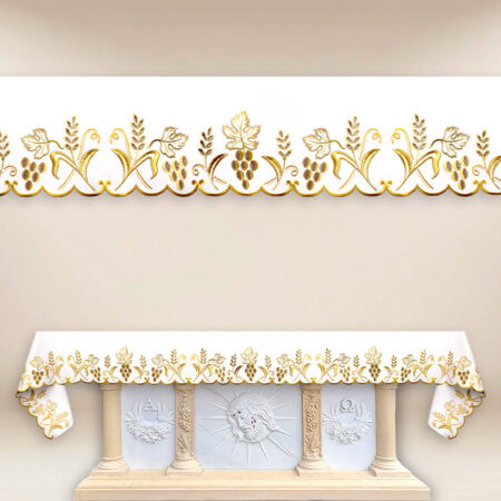 Mantel de altar bordado