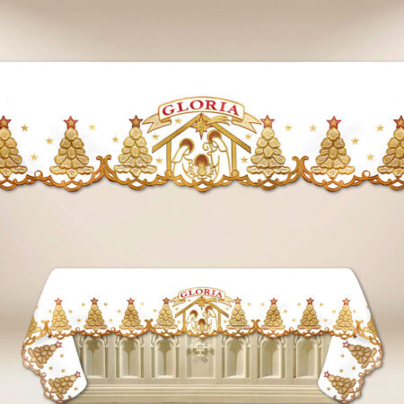 Mantel bordado litúrgico