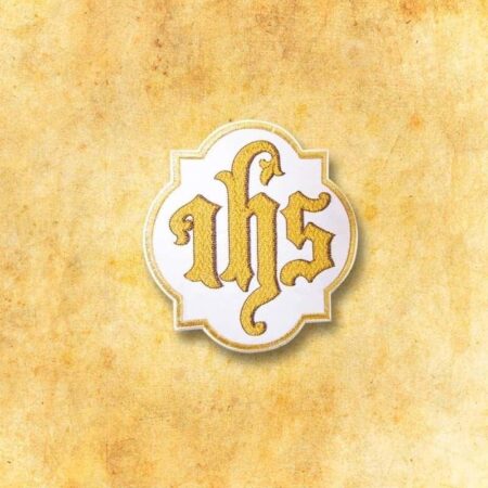 Aplicación bordada “IHS”