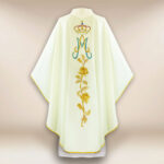 Casulla bordada Madre de Dios Inmaculada