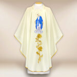 Casulla bordada Madre de Dios Inmaculada