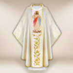 Casulla bordada Jesús Misericordioso