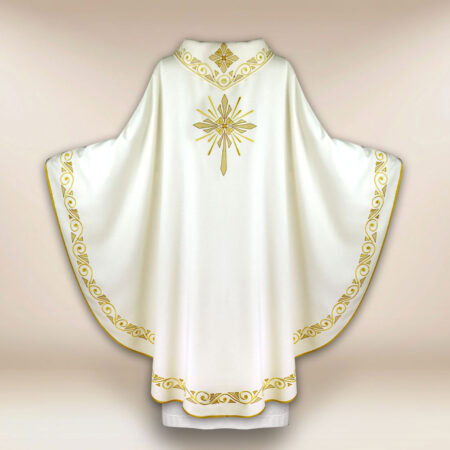 Casulla bordada para Navidad