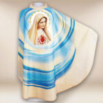 Casulla con la imagen de la Madre de Dios de Fátima