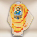 Casulla con imagen del Pantocrátor de Cefalù