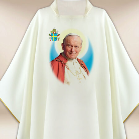 Ornat z wizerunkiem fotograficznym „Św. Jan Paweł II”