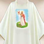 Casulla con imagen Jesús Resucitado