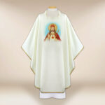 Casulla con imagen Cristo Rey