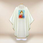 Casulla con imagen Jesús Misericordioso
