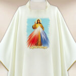 Casulla con imagen Jesús Misericordioso