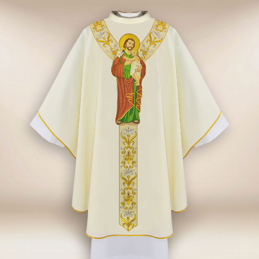 Casulla litúrgica San José