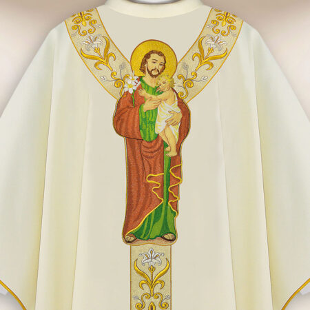 Casulla litúrgica San José
