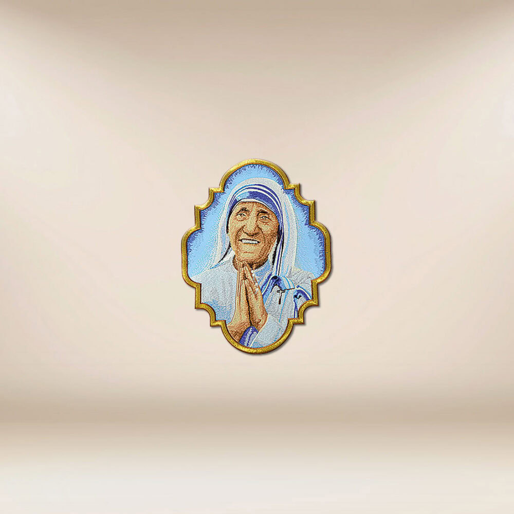 Aplicación bordada Santa Teresa de Calcuta