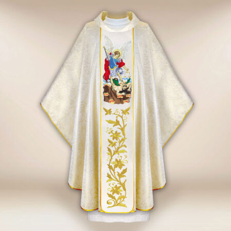 Casulla bordada San Miguel Arcángel