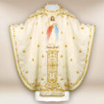 Casulla bordada litúrgica Jesús Misericordioso