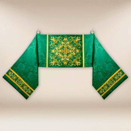 Velo humeral bordado verde