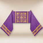 Velo humeral bordado morado