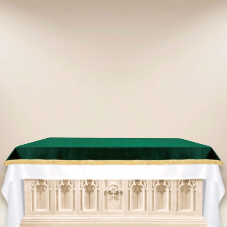 Cubierta de altar de terciopelo