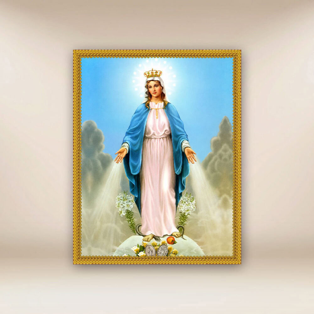 Imagen religiosa sobre tela Virgen María Inmaculada Concepción