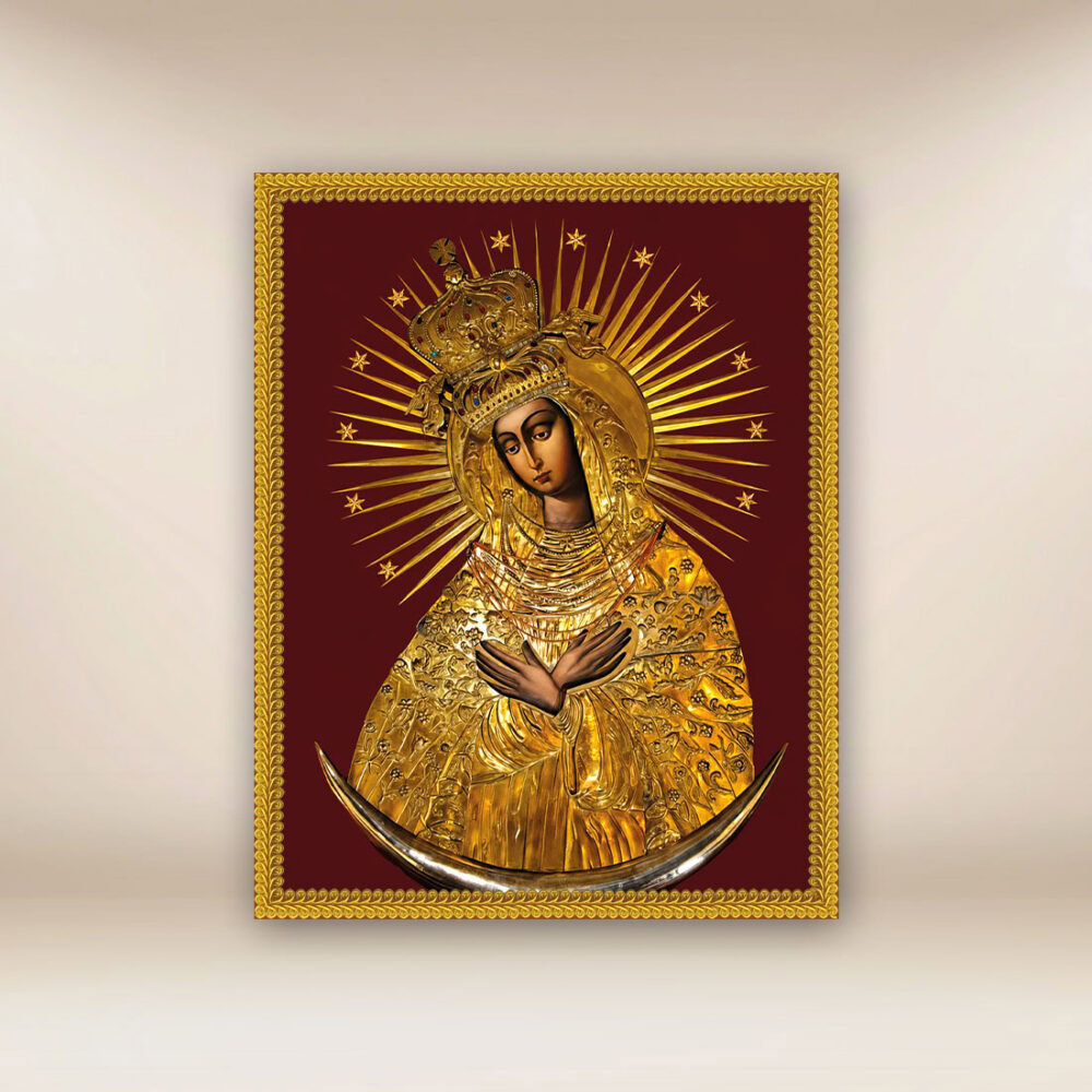 Imagen religiosa sobre tela Virgen María de Ostrobramska