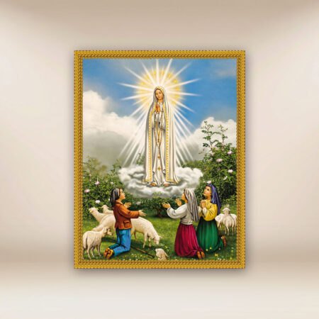 Imagen religiosa sobre tela Virgen María de Fátima