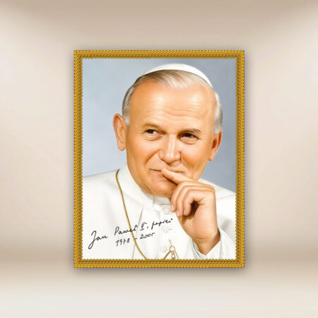 Imagen religiosa sobre tela Juan Pablo II