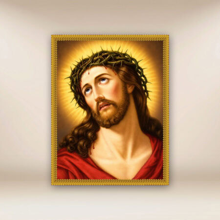 Imagen religiosa sobre tela Cristo Sufriente