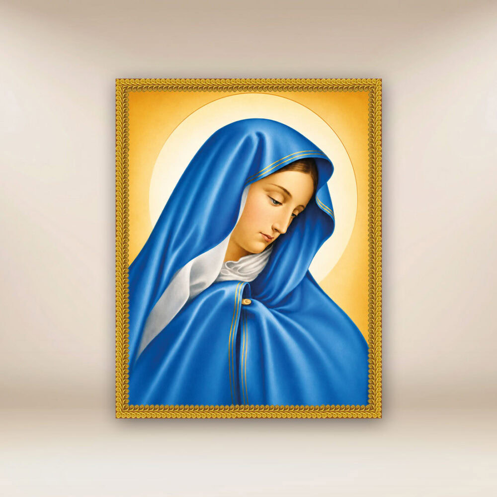 Imagen religiosa sobre tela Virgen María Dolorosa